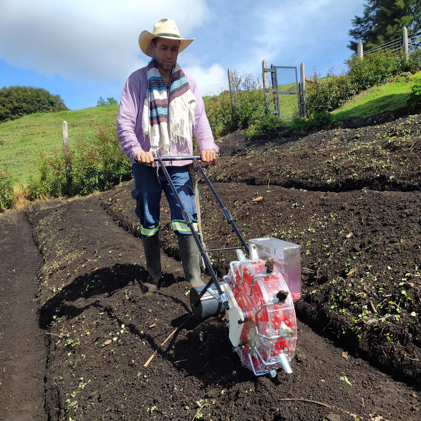Sembradora Rotativa de granos