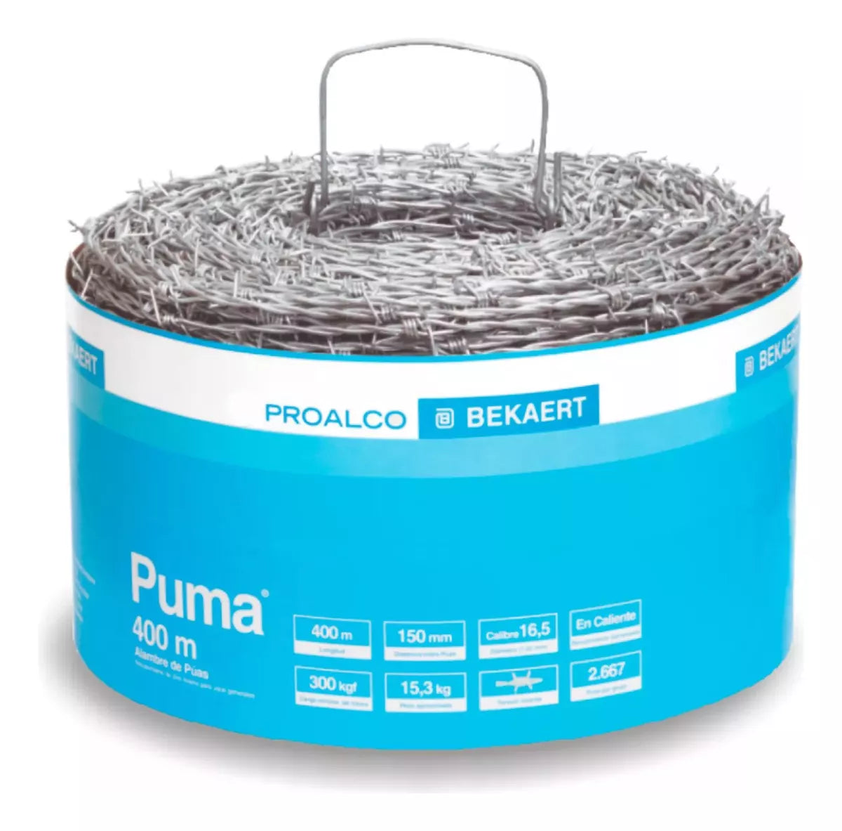 Alambre De Puas PUMA B 16 X 400 X 15 3 KG Insumos Semillas Alambre de puas puma b 16 x 400 x 15 3 kg insumos semillas