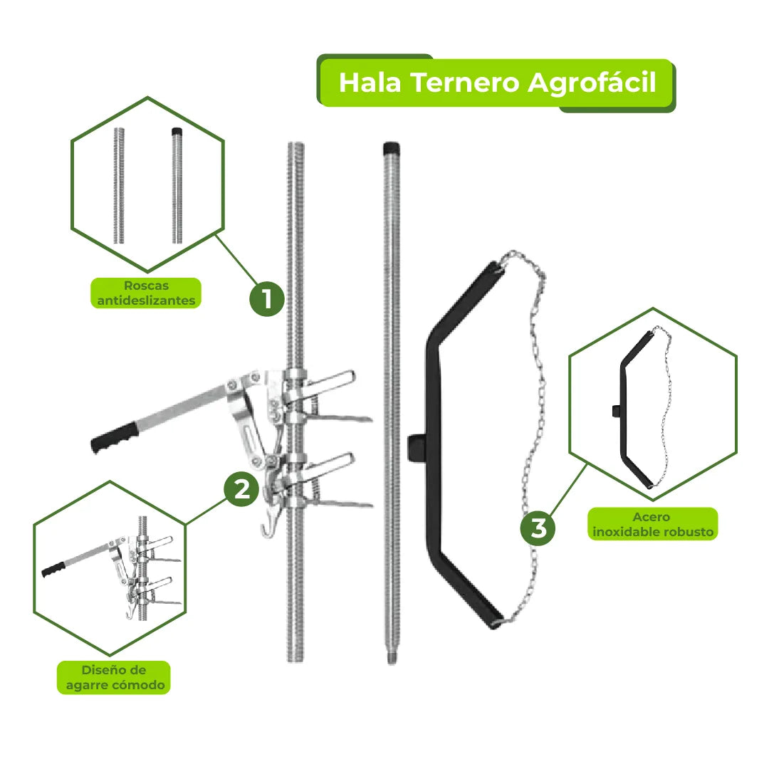 Extractor de Terneros – Hala Ternero Profesional | Insumos y Semillas del Caribe