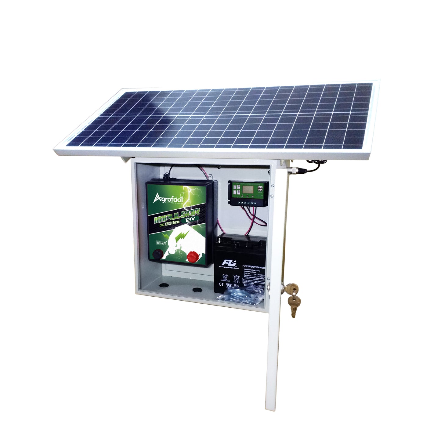 Kit Solar Impulsor 12V Cerca Eléctrica 30 KM