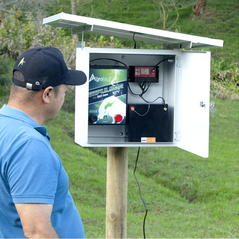 Kit Solar Impulsor 12V Cerca Eléctrica 30 KM