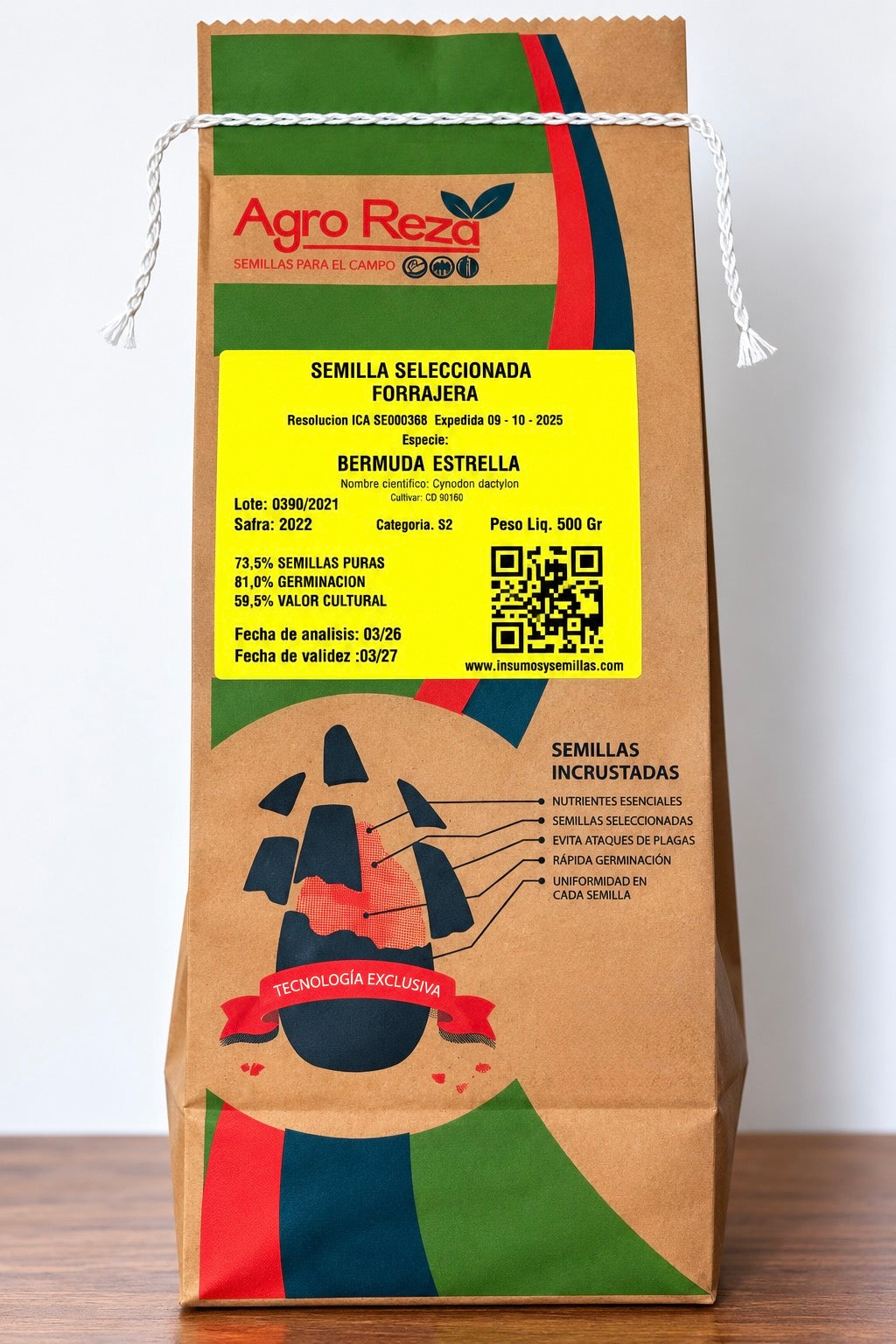 Pasto Bermuda Estrella Cynodon dactylon CD-90160 para ganadería